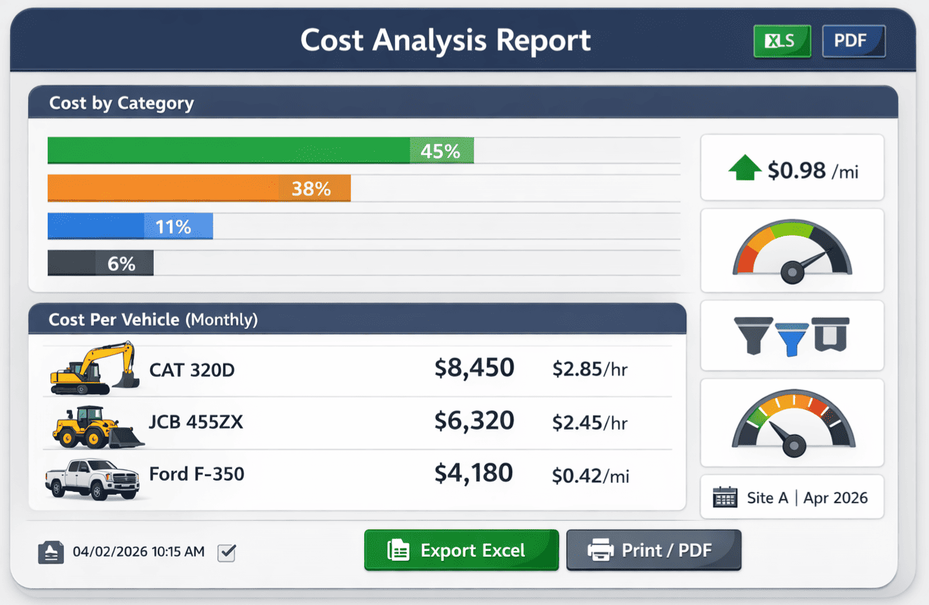 Detailed Cost Analysis & Reports
