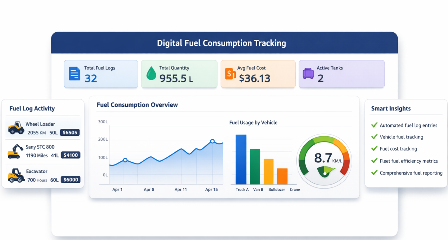 Digital fuel consumption tracking