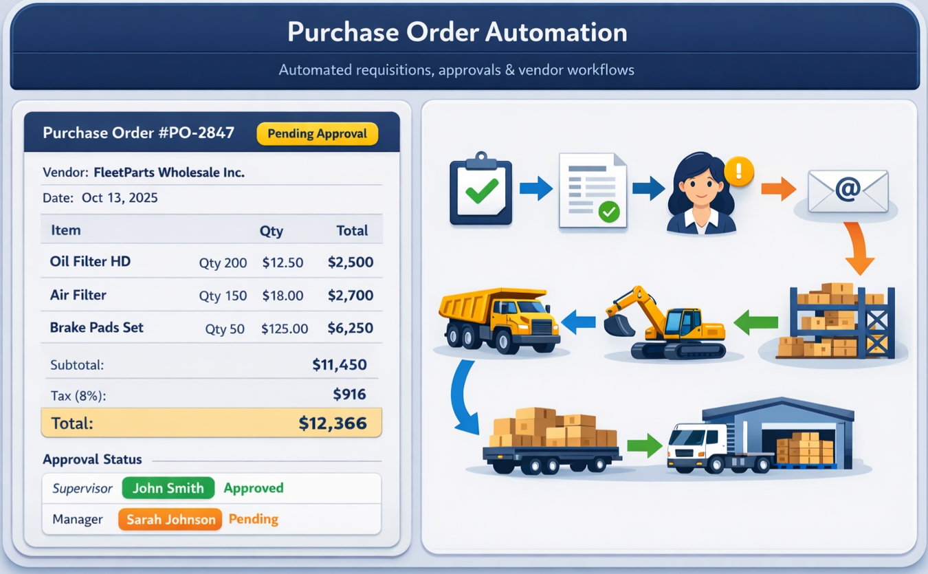 Purchase order automation